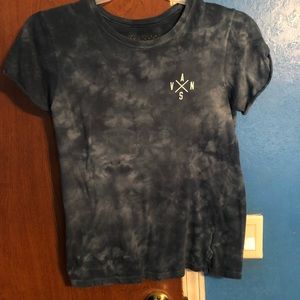 Vans blue tie- dye tee